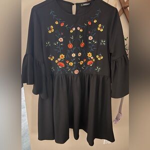 NWOT SHEIN Embroidered Dress